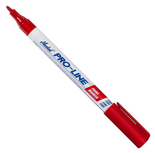Marcador Markal ProLine 096874 Pintura Liquida Rojo Punto Fino 1.5 Mm Pieza  image number null