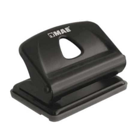 PERFORADORA MAE PM2CH METALICA DE 2 ORIFICIOS CHICA PARA 16 HOJAS  image number null