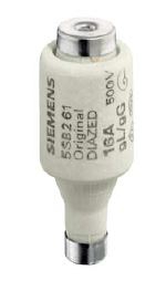 ELEMENTO FUSIBLE SIEMENS 5SB211 DIAZED 500V PARA PROTECCION DE CABLES Y CONDUCTORES GLGG 2A  image number null