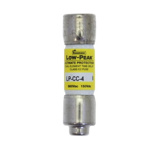 FUSIBLE BUSSMANN LPCC4 CLASE CC ACCI&Oacute;N RETARDADA 600VCA  image number null