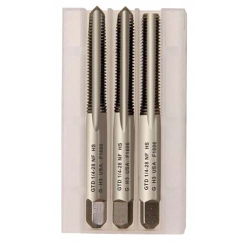 JUEGO DE MACHUELOS GREENFIELD 300076603 MILIMETRICOS DE ACERO AL CARBON M3 X 0.50  image number null