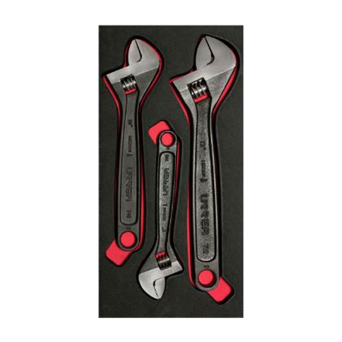 JUEGO URREA CH114 DE 3 LLAVES AJUSTABLES BLACK  image number null