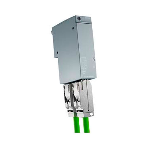 ADAPTADOR SIEMENS 6ES7193-6AR00-0AA0 DE BUS 2 CONECTORES HEMBRA RJ45 PARA PROFINET  image number null