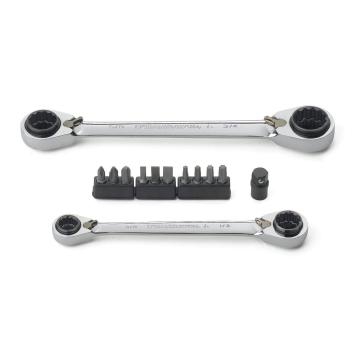 JUEGO GEARWRENCH 85200 DE LLAVES DE ESTRIA CON MATRACAS SAE  image number null