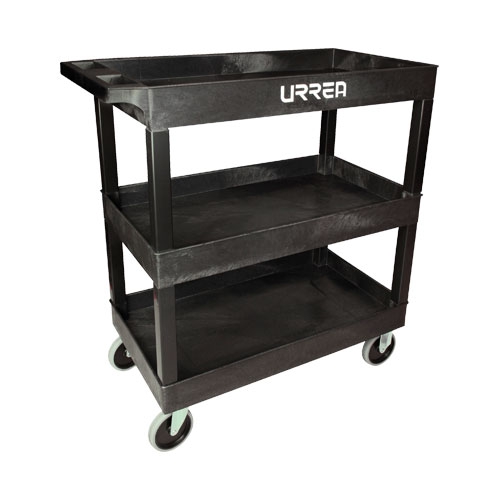CARRO URREA 9980P UTILITARIO PL&Aacute;STICO 3 ANAQUELES  image number null