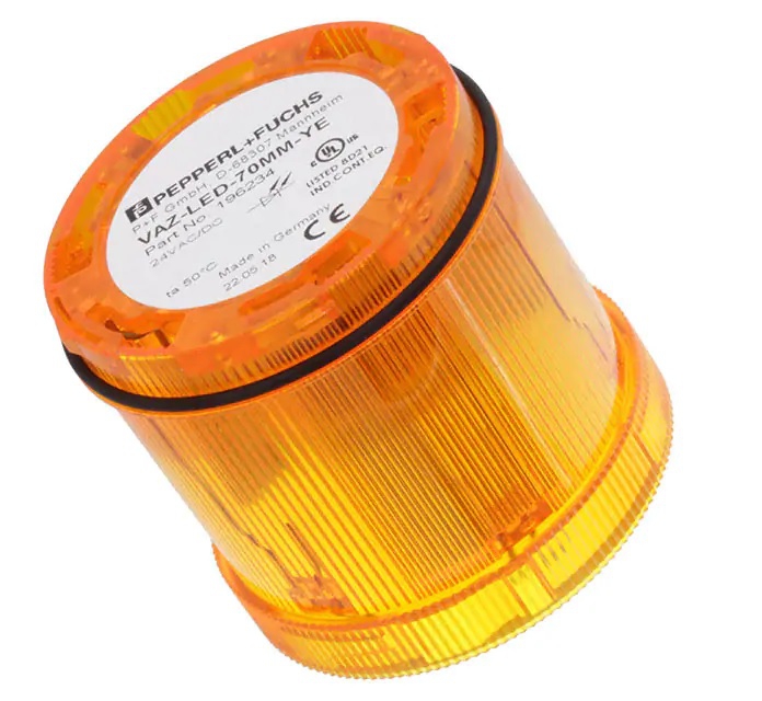 Segmento PepperlFuchs VazLed70mmYe de Luz Permanente Led de Pila Amarillo  image number null