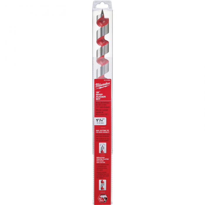 BROCA MILWAUKEE 48136250 ESPIRAL AUGER 39448 X 18IN ZANCO 716IN  image number null