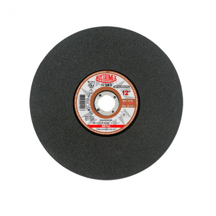 Disco Austromex 583 para Pruebas Metalograficas 300x2.5x25.40mm 89a60n5bf58k  image number null