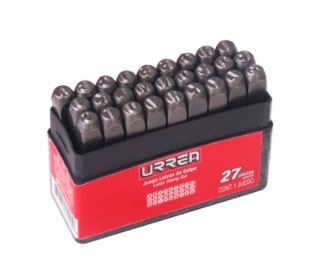 JUEGO DE LETRAS URREA 42L4 DE GOLPE 4 MM 532 IN  image number null