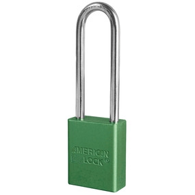 CANDADO MASTER LOCK S1107GRN DE ALUMINIO ANODIZADO VERDE 38 MM CGRILLETE DE 3 IN CRETENCION DE LLAVE  image number null