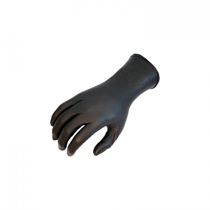 Guante Best de Nitrilo Negro de 4 Mil C50 Pzas TL  image number null