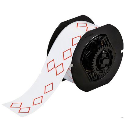 Etiqueta Brady de Vinyl BlancoRojo de 2.95 In X 4.33 In PImpresora de Se&ntilde;ales y Etiquetas  image number null