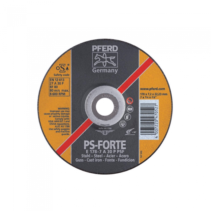 DISCO PFERD 629802 E A030 PSFORTE 178 X 7.2 X 22.2 MM  image number null