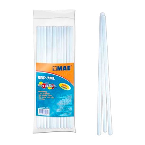 BARRA DE SILICON MAE SBP7ML PREMIUM TRANSPARENTE DE 7 MM DE DIAMETRO BOLSA DE 1 KG  image number null