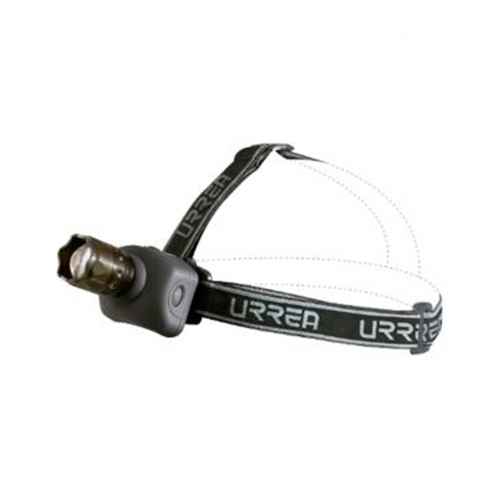 LINTERNA URREA LCU100 PCABEZA DE ALUMINIO CON PROTECCION ABS COLOR NEGRO LED 100 LM  image number null