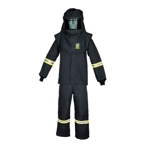 KIT PARCO ELECTRICO OBERON NEGRO CCINTA REFLEJANTE ATPV 100 CALCM2 CSISTEMA DE VENTILACION Y LAMPARA LED TXL  image number null