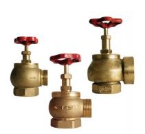 VALVULA DE GLOBO EXTIN FLAM ANGULAR DE BRONCE DE 2 IN H NPT12 IN M IPT  image number null