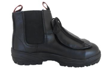 ZAPATO VALLEN BORCEGUI DIELECTRICO NEGRO C/C POLICARBONATO PROTECTOR METATARSAL SUELA DE HULE C/ACRILICO NITRILO T-8  image number null
