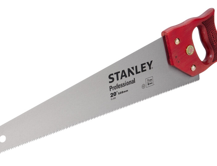 SERRUCHO STANLEY 15559 PROFESSIONAL 8 DPI DIENTES AFILADOS EN 2 LADOS 20 IN LARGO  image number null