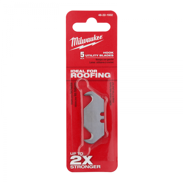 REPUESTO MILWAUKEE 48221932 DE NAVAJA DE GANCHO 5 PIEZAS  image number null