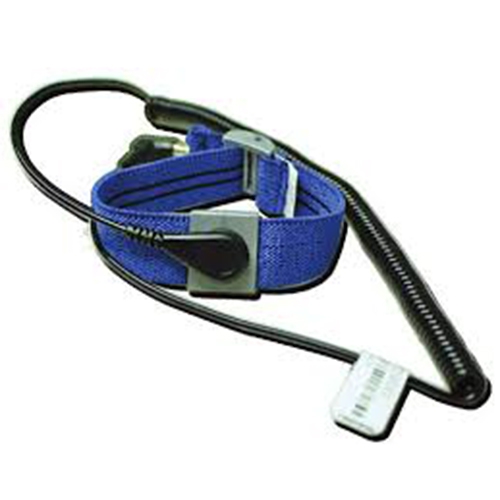 PULSERA ESTATEC ANTIESTATICA DE POLIESTER CONEXION CAIMAN AZUL CCABLE DE 12 FT  image number null