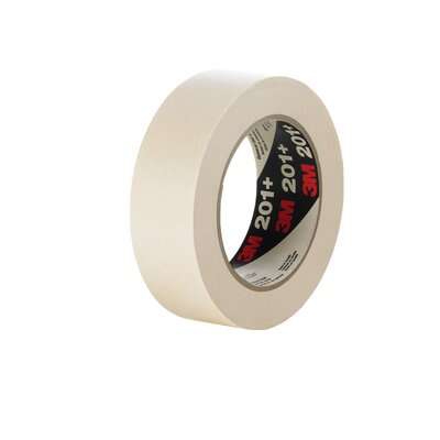 CINTA MASKING TAPE 3M USO GENERAL 201 24 MM X 55 M 4.4 MIL  image number null