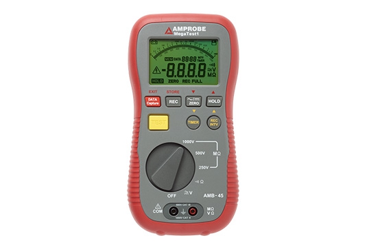 COMPROBADOR AMPROBE AMB45 RESISTENCIA HASTA 1000V CON MEDICION DE TENSION A 600V  image number null