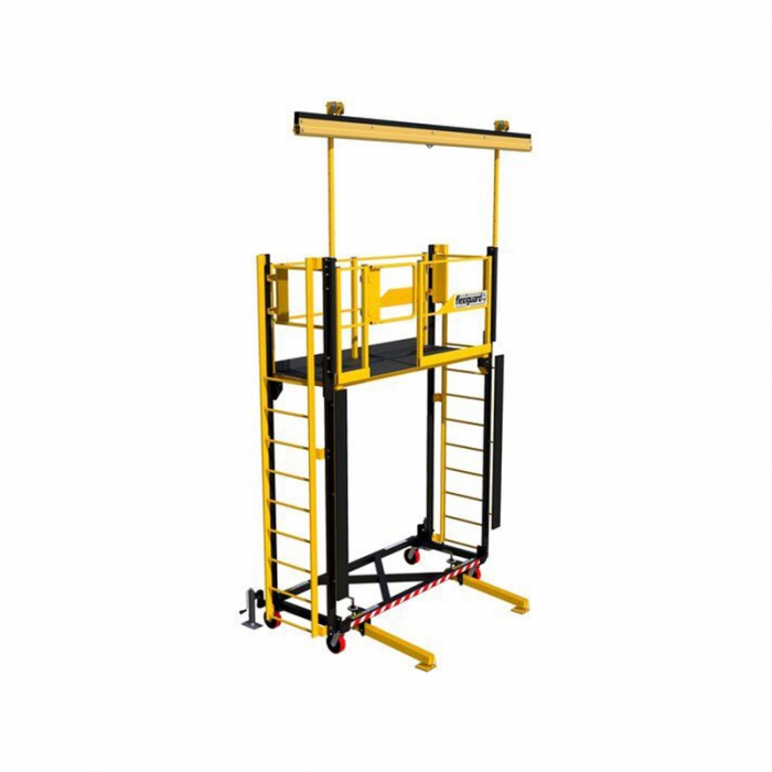 SISTEMA DE ESCALERA CSOPORTE FLEXIGUARD ALTURA DE PLATAFORMA DE 27 M (9 FT) LONGITUD DE RIEL DE 37 M (12 FT)  image number null