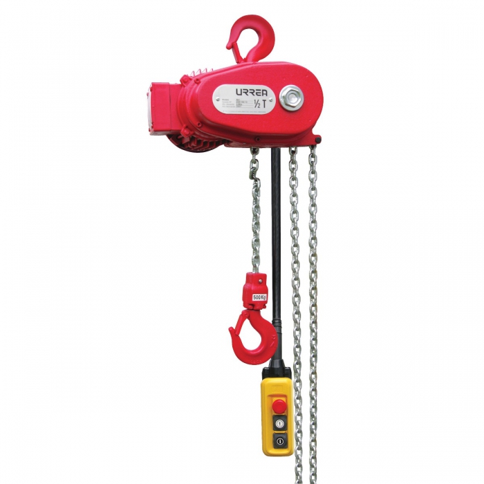 POLIPASTO ELECTRICO URREA 500 KG CADENA 3 METROS  image number null