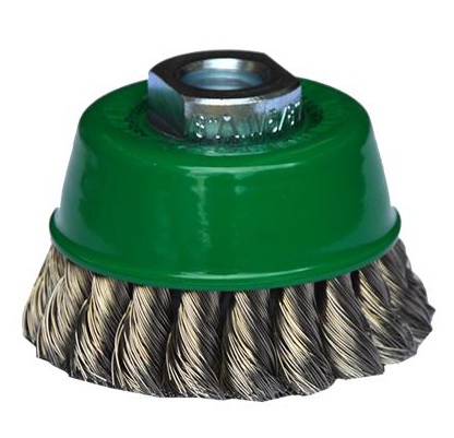 Cepillo Tenazit 967 Tipo Copa de Alambre Inoxidable Trenzado Inox. C.Copa Trenzado #  image number null