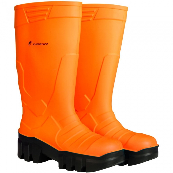 BOTA JYRSA JYR600ANHV30 DE POLIURETANO NARANJA PBAJAS TEMPERATURAS CPUNTERA Y PLANTILLA DE ACERO T30  image number null