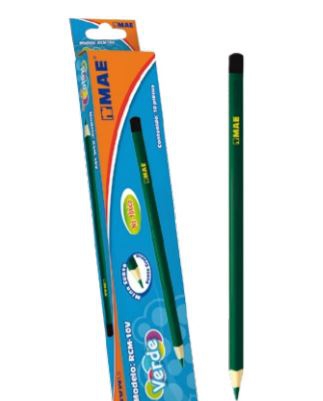 LAPIZ MAE RCM10V CHECADOR COLOR VERDE CAJA CON 10 PIEZAS  image number null