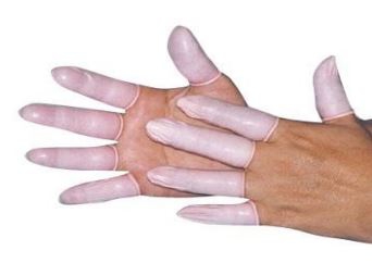 Dedal Allkey Antiestatico de Latex Rosa Libre de Polvo Mod Akas127000 Bolsa C1440 Pz TM  image number null