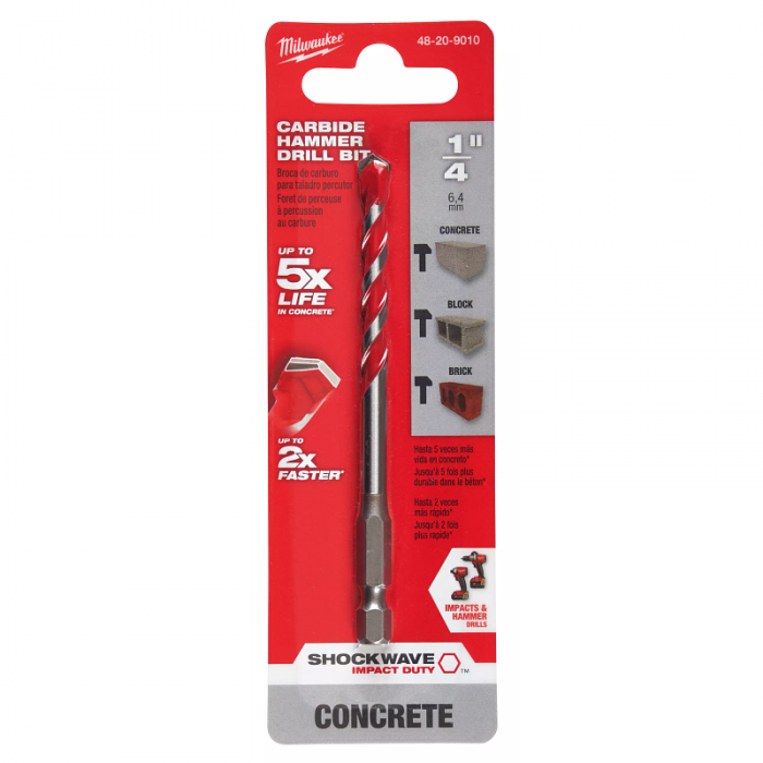 BROCA MILWAUKEE 48209010 CON PUNTA DE CARBURO 14IN X 2IN X 4IN  image number null