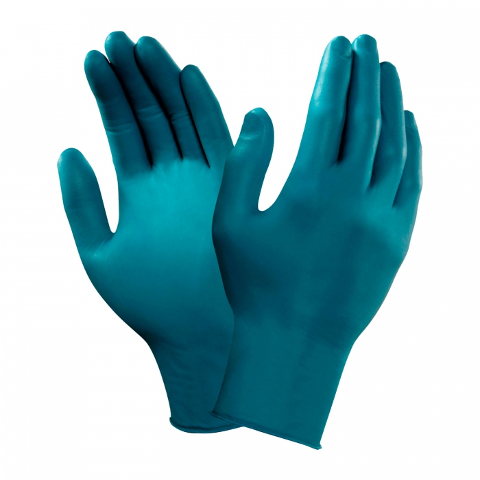 Guante Ansell Touchn Tuff de Nitrilo Resistente Quimicos 4 Mil CPolvo Dis100 T7  image number null
