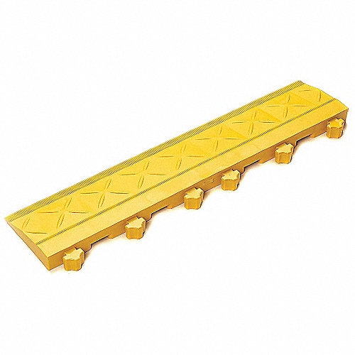 BORDE ERGO DE PVC MACHO AMARILLO DE 18 X 4 X 1 IN  image number null