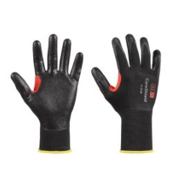 GUANTE CORESHIELD FORRO DE NAILON NEGRO CALIBRE 18 CRECUBRIMIENTO DE NITRILO LISO NEGRO TS  image number null