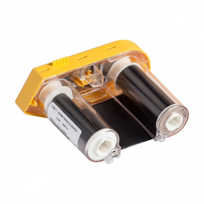CINTA BRADY DE IMPRESION LIBRE DE HALOGENOS R6000 SERIE BMP61 M611 NEGRO DE 2 IN X 75 FT  image number null