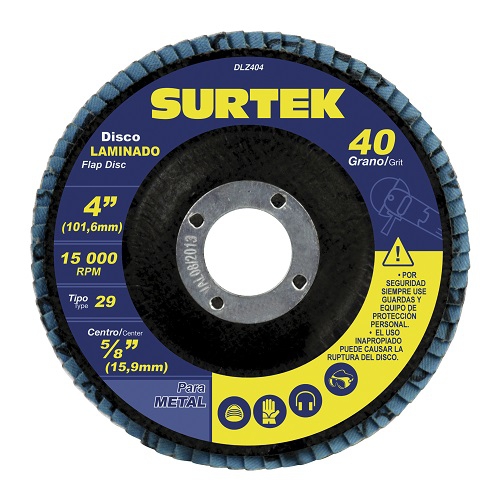 DISCO SURTEK DLZ458 LAMINADO 4 12 IN GRANO 80  image number null