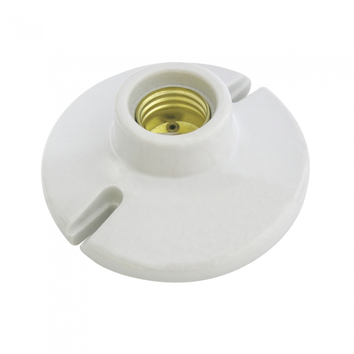 PORTALAMPARA SURTEK 136664 DE PORCELANA REDONDO PARA TECHO 4IN 127V  image number null