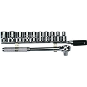 JUEGO DE DADOS STANLEY 86734 MANDO 12 CON 11 PIEZAS M&Eacute;TRICO  image number null