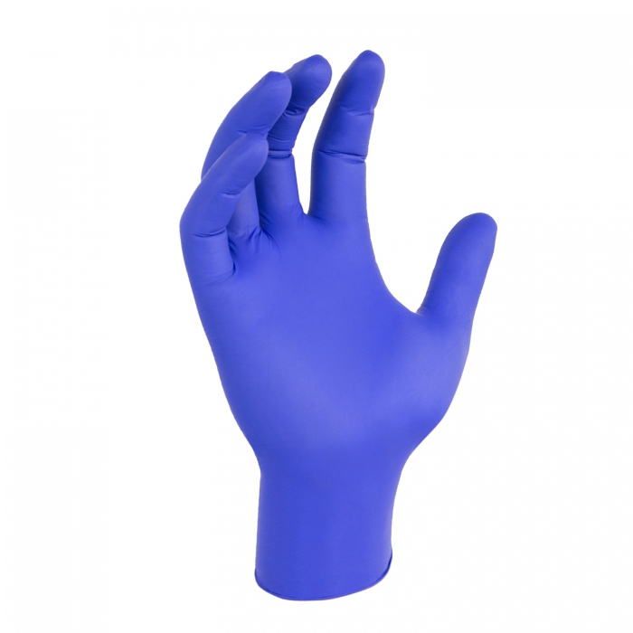 GUANTE ANSELL EDGE DE NITRILO AZUL PU&Ntilde;O CREBORDE DE 9 IN TM  image number null