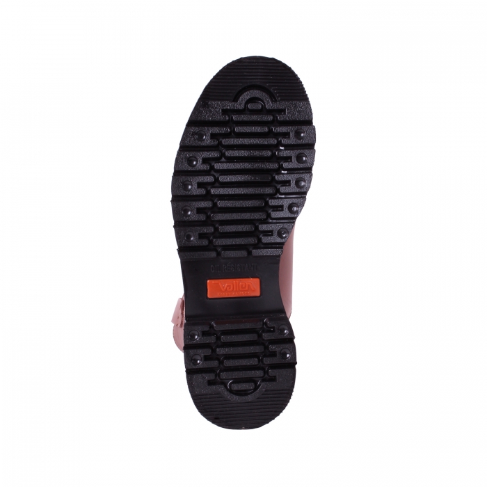 Media Bota Vallen Titanic sin Agujetas Cafe CC Acero Suela Pvc N 25  image number null