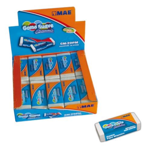 GOMA MAE GM20PM TIPO MIGAJ&Oacute;N SKIPRO CAJA CON 20 PZAS  image number null