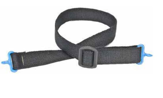 BARBIQUEJO MSA DE CINTA NOMEX NEGRO DE 2 PUNTOS TIPO GANCHO CGANCHOS AZULES  image number null