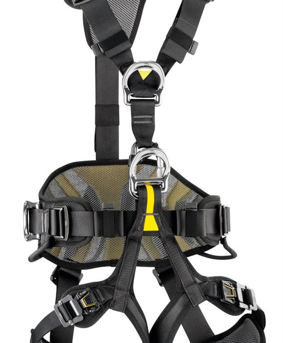 Arnes Petzl Abao Bod Fast PoliamidaPoliester NegroAmarillo Version Europea T2  image number null