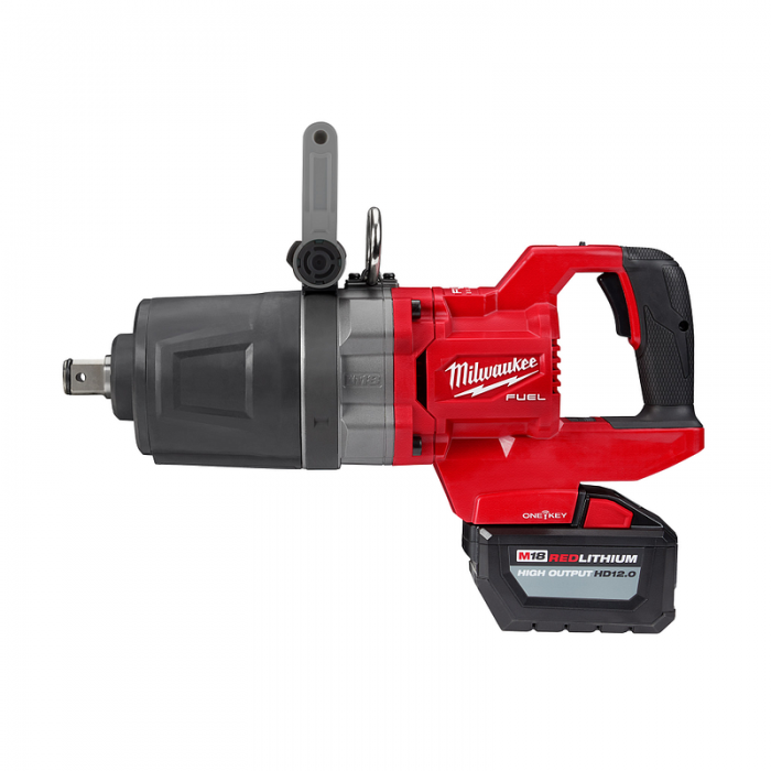 KIT DE LLAVE DE IMPACTO MILWAUKEE 286822HD DE ALTO TORQUE CON MANGO EN D M18 FUEL DE 1IN CON ONEKEY  image number null