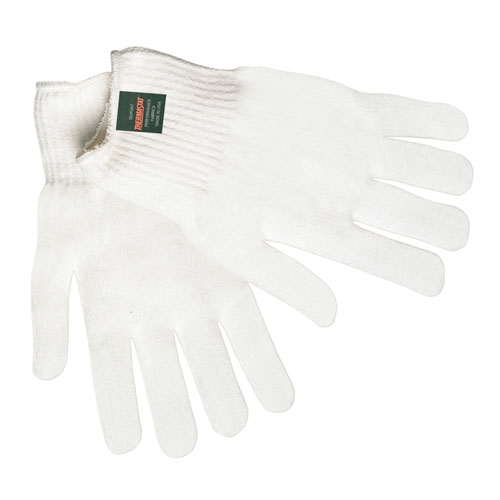 GUANTE MCR THERMASTAT DE ACRILICOFIBRAS HIDROFOBICA DE POLIESTER BLANCO UNITALLA  image number null