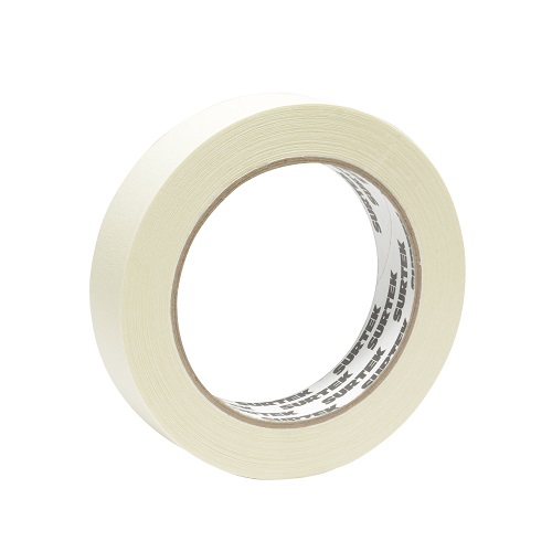Cinta Masking Surtek 138032 de Papel Crema de 1 In X 50 M CAdhesivo Hule Resina  image number null