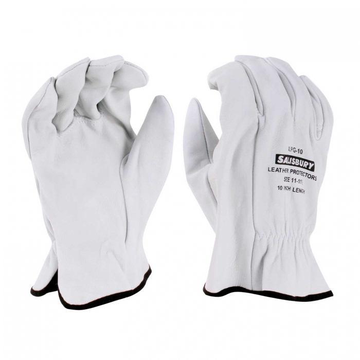 Guante Protector Salisbury de Piel de Cabra Blanco de 10 In T11  image number null